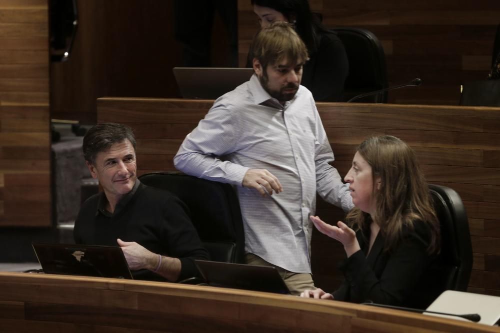 Debate en la Junta sobre los presupuestos asturianos