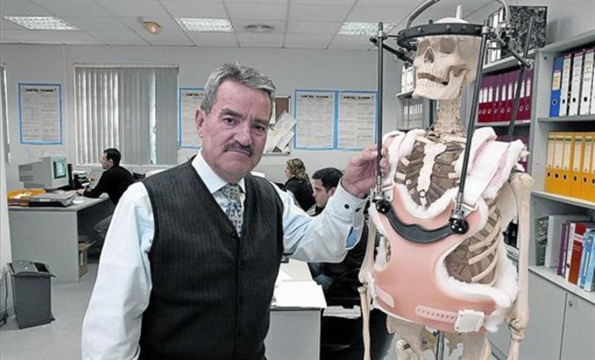 Luis Márquez, gerent de l’empresa de pròtesis Traiber, el 2005.