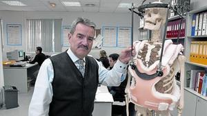 Luis Márquez, gerente de la empresa de prótesis Traiber, en el 2005.