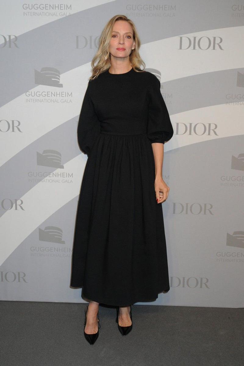 Uma Thurman en la Gala Dior 2019 en el Guggenheim de Nueva York