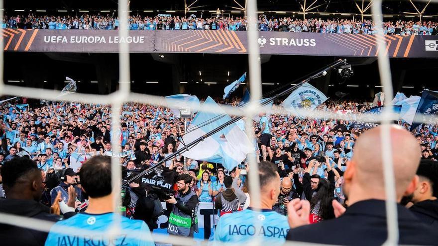 El Celta cae en Europa, pero su afición no le suelta de la mano