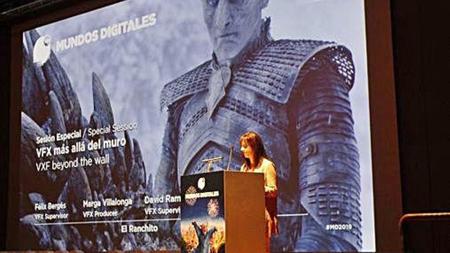 Eva Martínez Acón, en la clausura de Mundos Digitales.