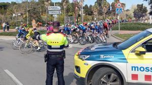 Imagen de los Mossos en La Volta