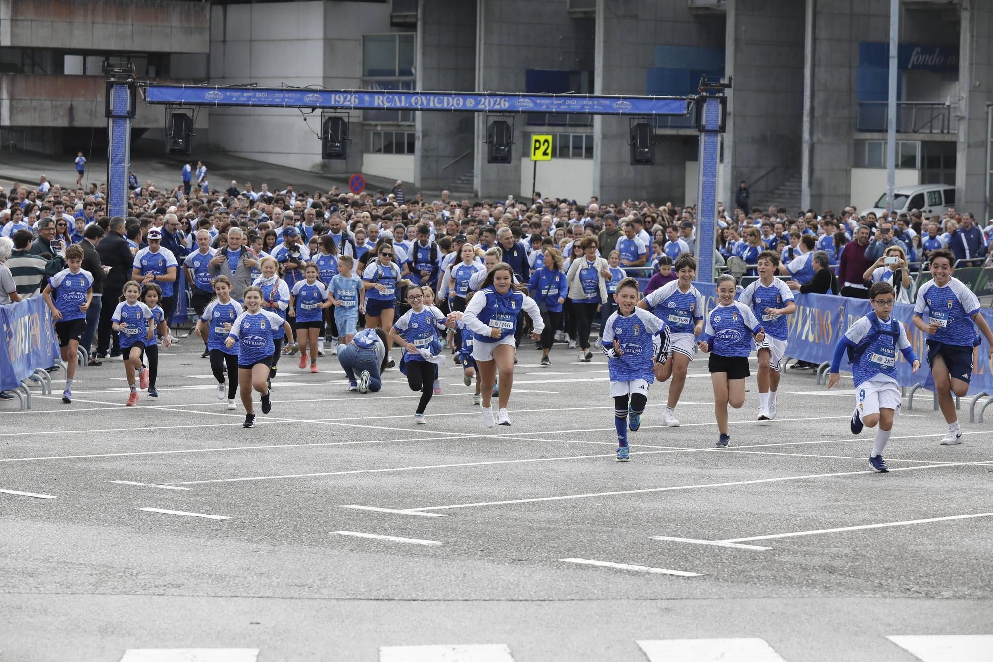 EN IMÁGENES: Así ha sido la carrera por el centenario del Real Oviedo