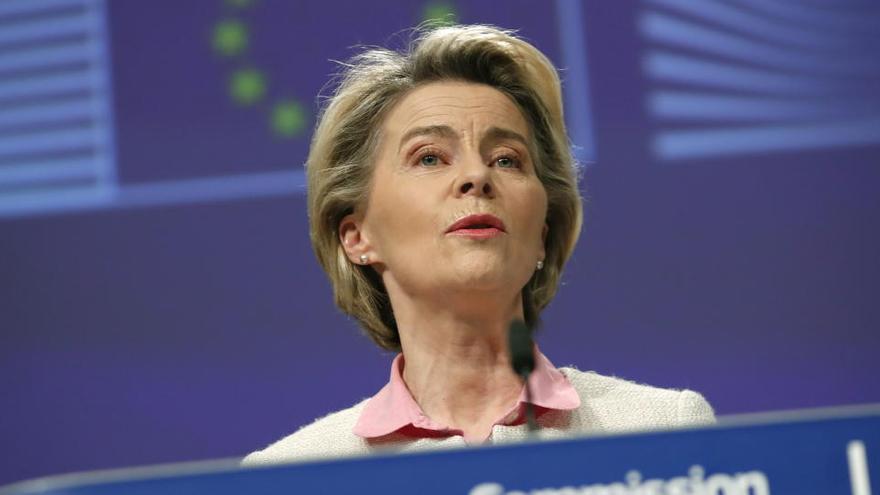 Una imagen de Ursula von der Leyen, presidenta de la Comisión Europea.