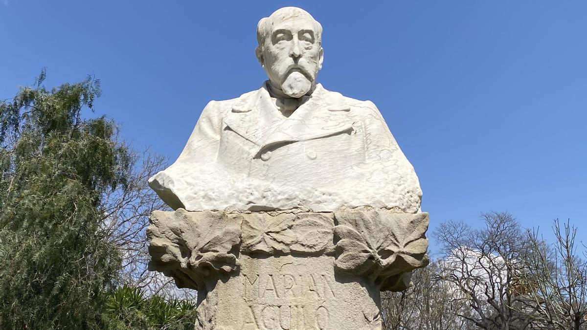 Bust de Marià Aguiló al Parc de la Ciutadella de Barcelona