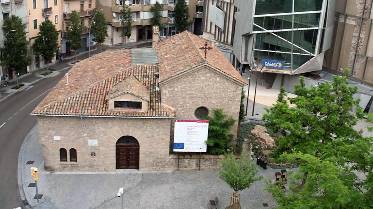 Una vista de la capella del Rapte, a la plaça de Sant Ignasi de Manresa