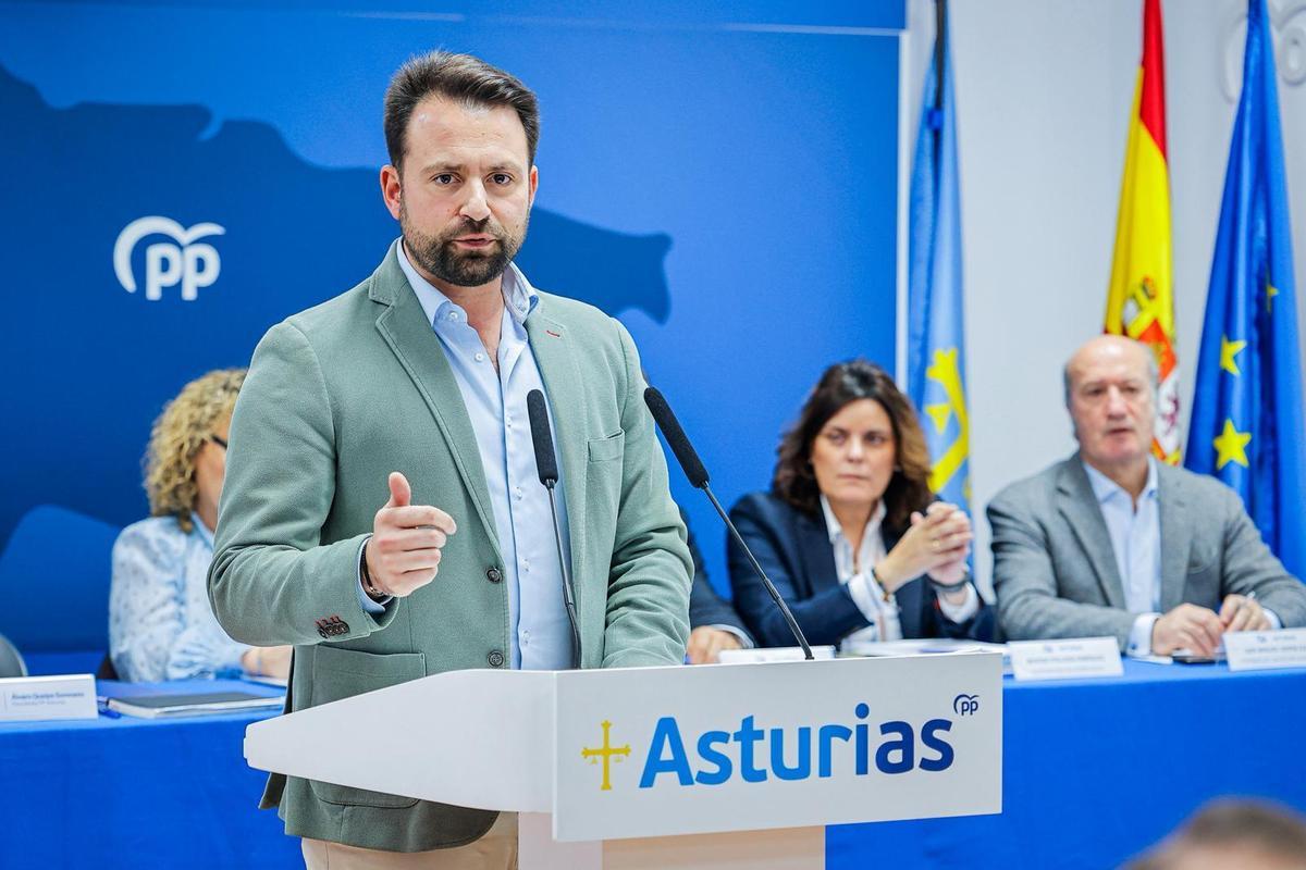 Álvaro Queipo, durante su intervención.