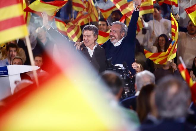 EN IMÁGENES | Mitin fin de campaña del PP en el Auditorio de Zaragoza