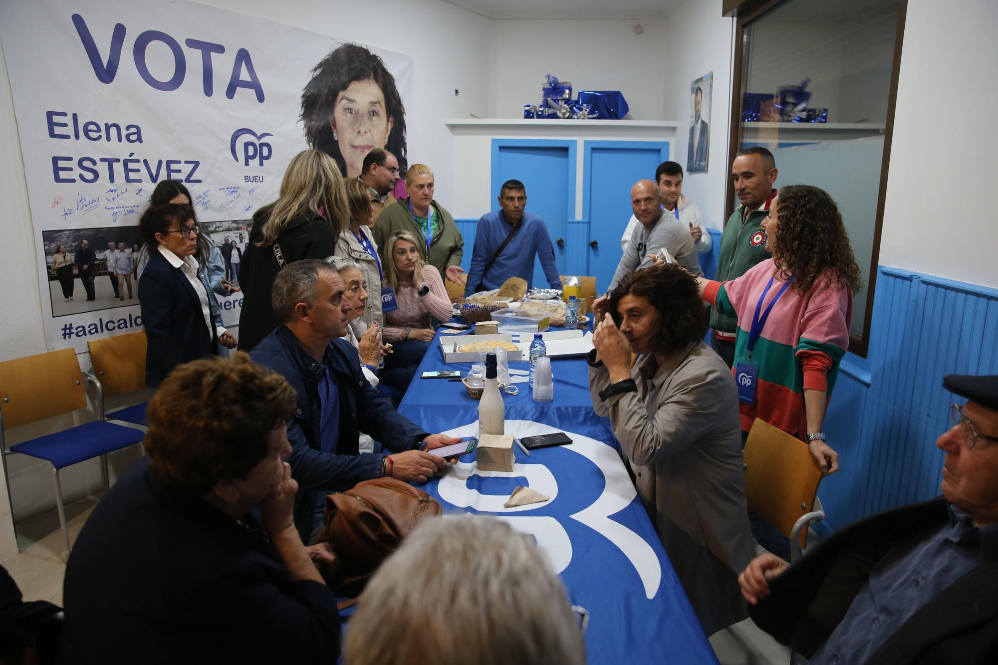 Las mejores imágenes de la jornada electoral en O Morrazo