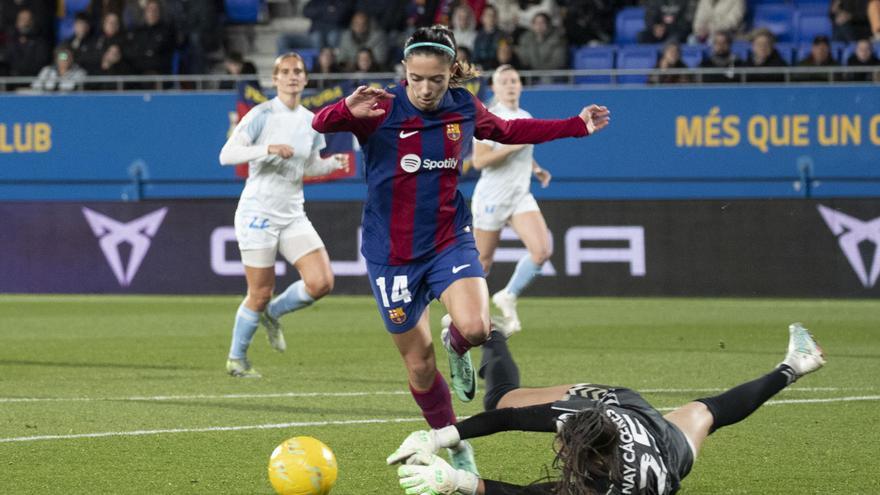 El Barça s’exhibeix i goleja sense pietat el FC Levante Las Planas (9-1)