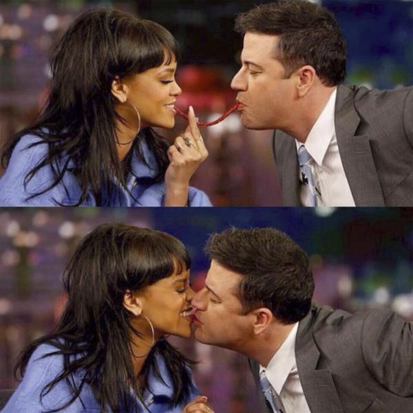 TwizzlerChallenge, Rihanna y Jimmy Kimmel