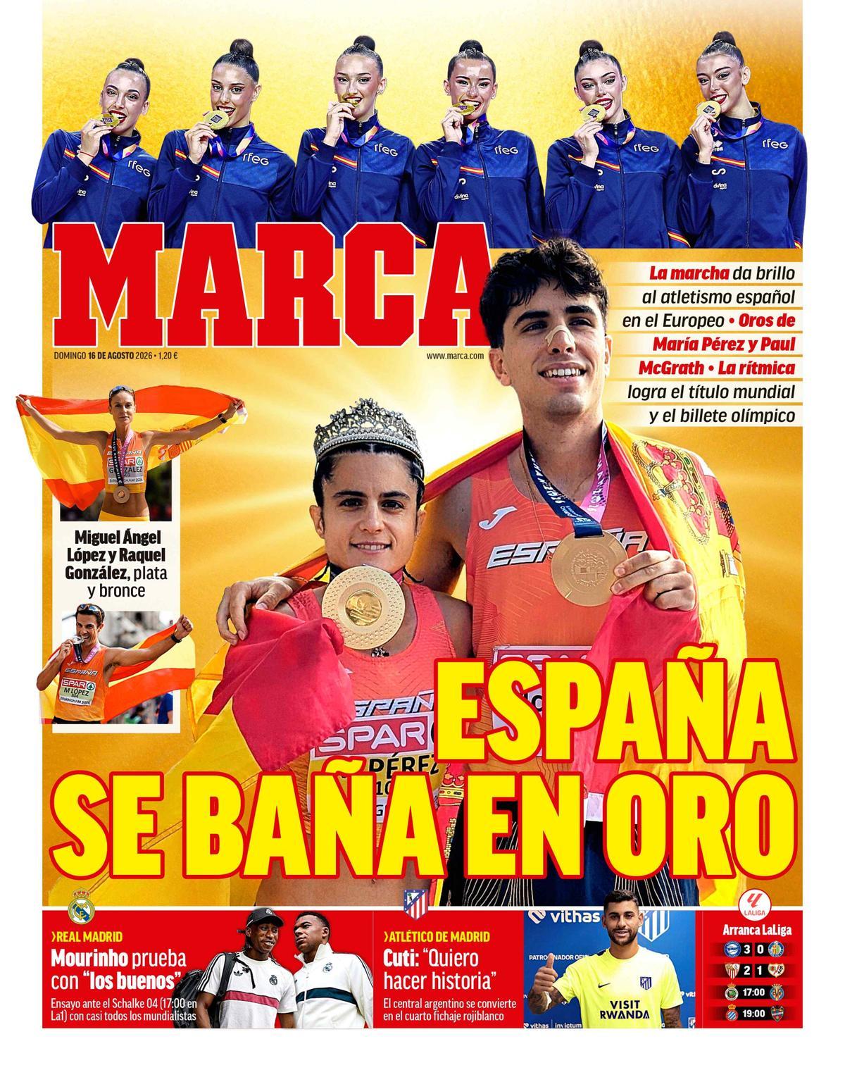 Las portadas de la prensa deportiva de hoy