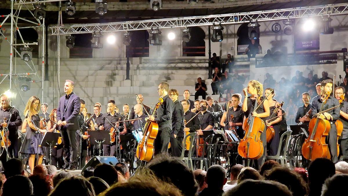 La orquesta en el concierto de clausura de la pasada edición del Sonafilm.