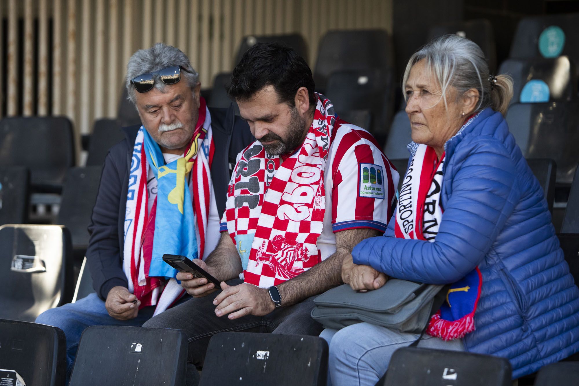 El partido entre el Cartagena y el Sporting, en imágenes