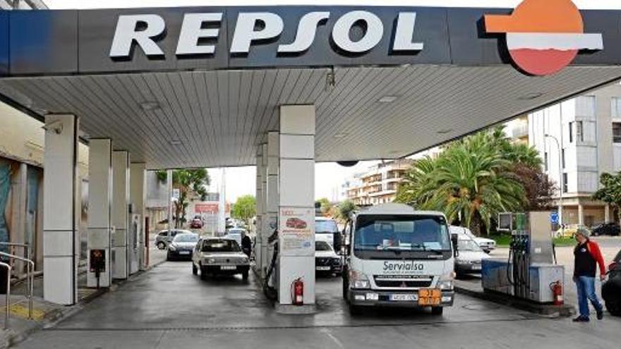 Tankstelle in Palma de Mallorca