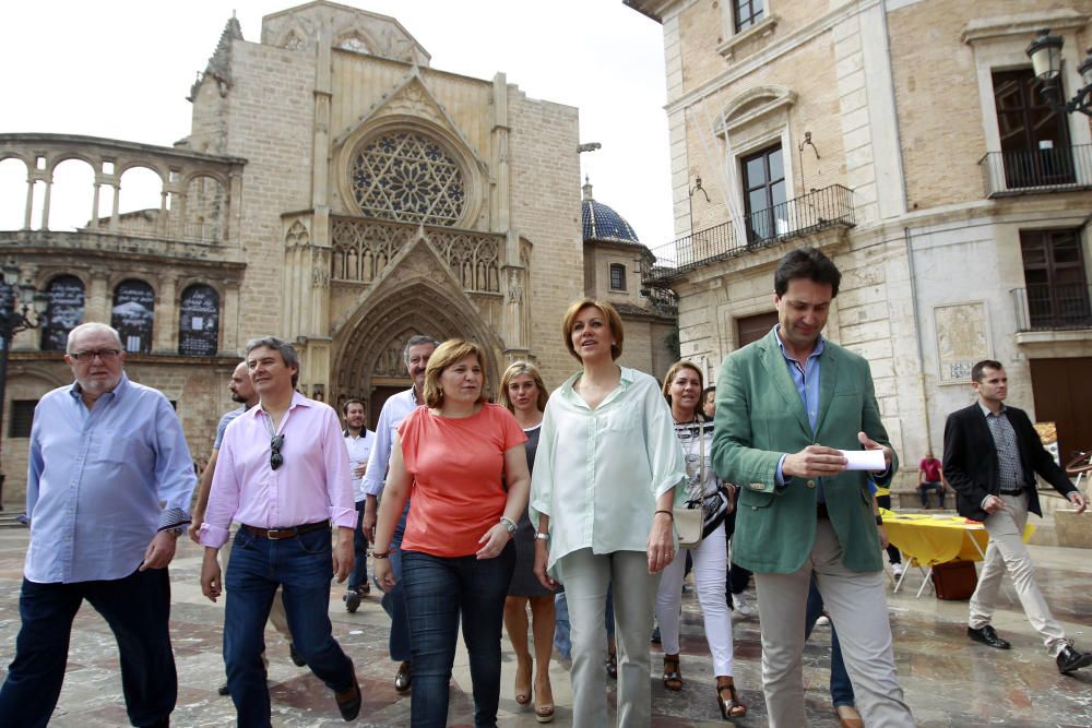 Cospedal en un acto con Nuevas Generaciones del PP valenciano