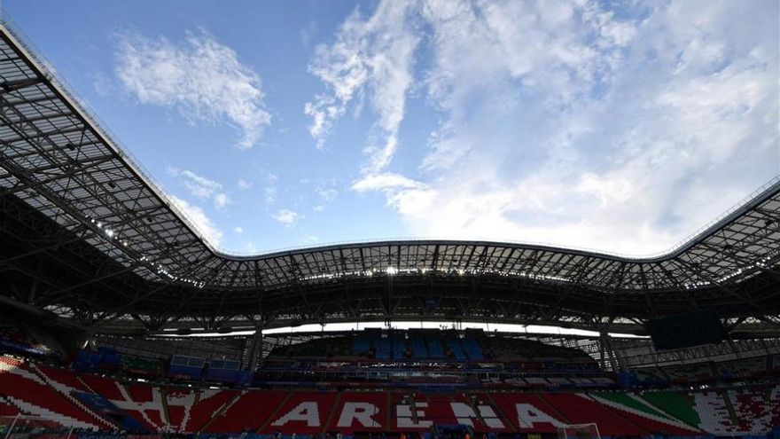 El Kazan Arena, un estadio de diseño que también fue piscina