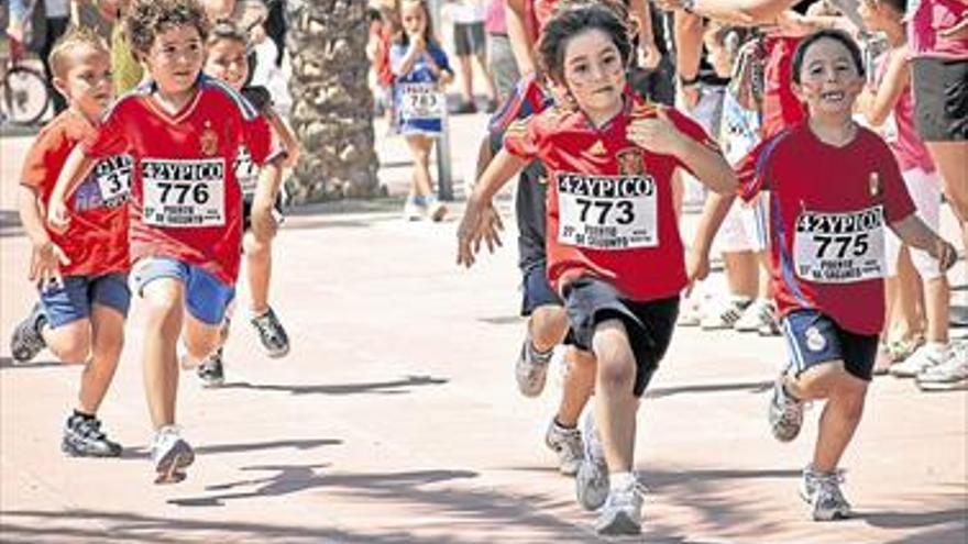 Los niños correrán en la Playa de la Concha