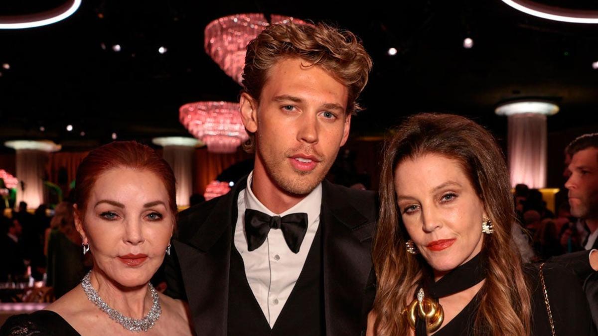 Priscila Preysler, Austin Butler y Lisa Marie Presley