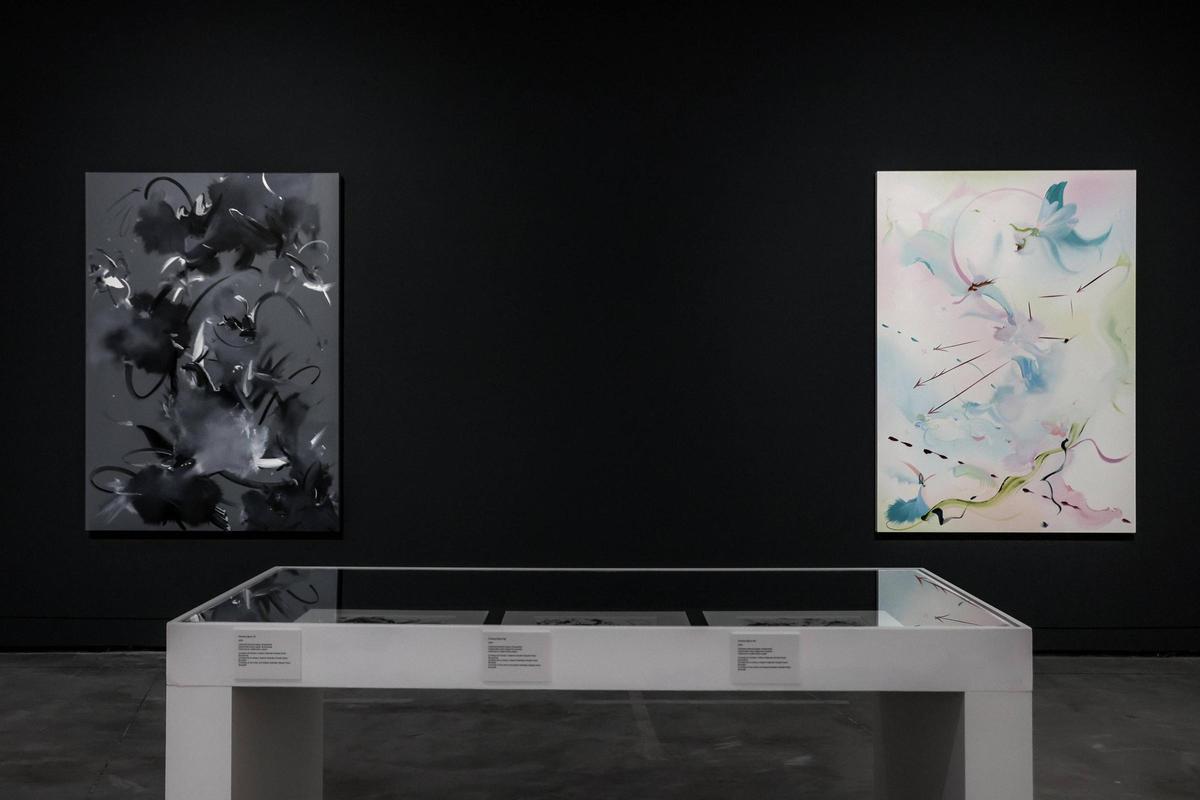 Las imágenes de la exposición de Fiona Rae