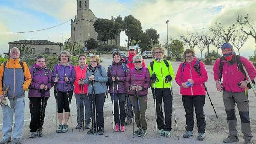 Sortida de la Colla Excursionista de Vilanova del Camí als molins de Rubió | ARXIU PARTICULAR