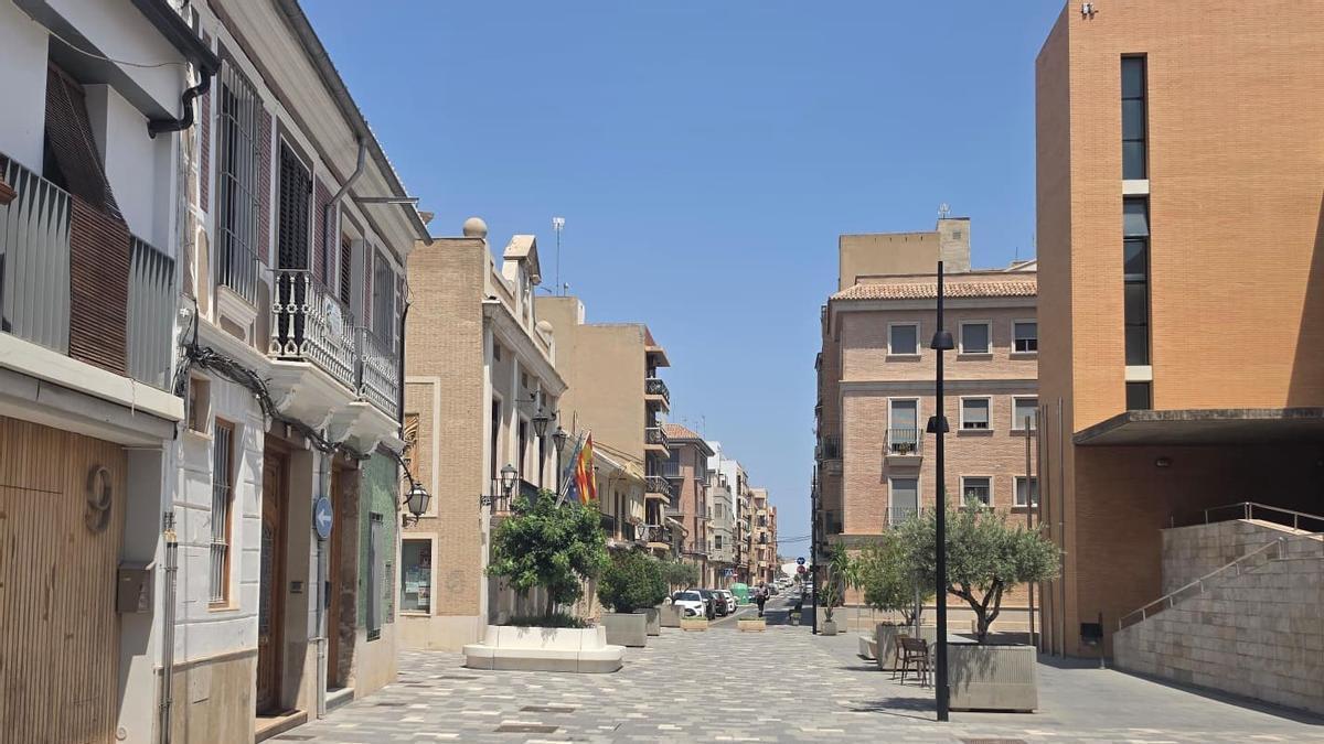Una calle de la localidad de Alboraia, en una imagen de archivo.