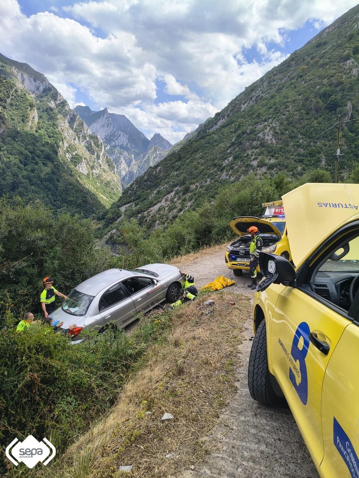 Un momento de la intervención en Ponga.