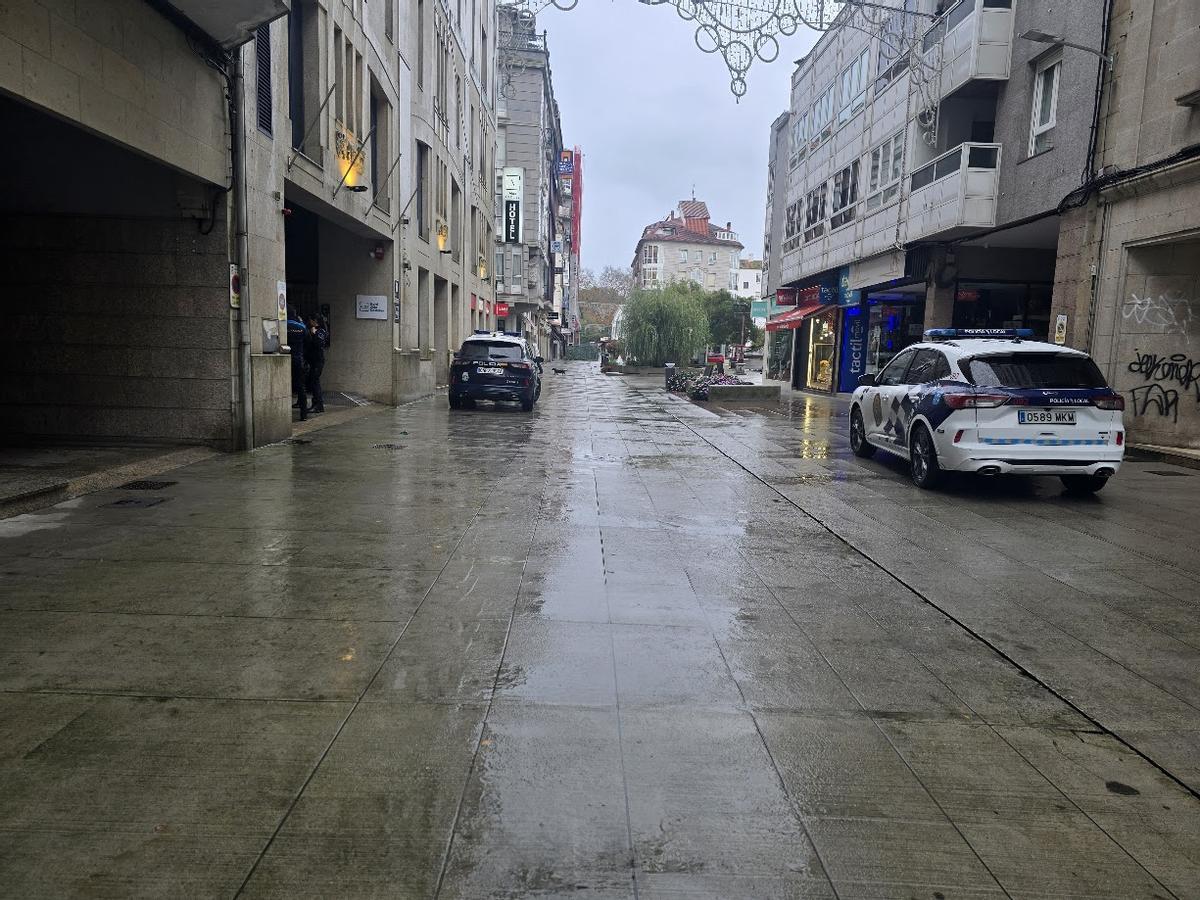 La intervención de las dotaciones policiales en Arzobispo Lago.