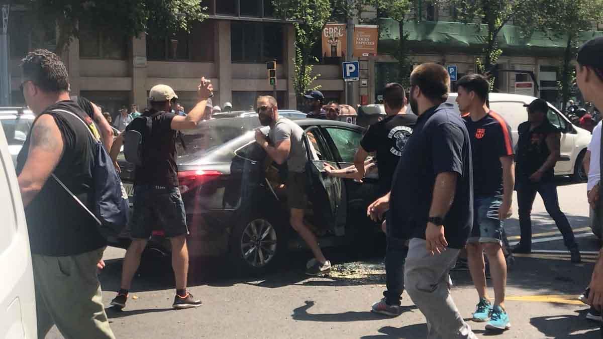 Dos detenidos por el ataque a un Cabify con una familia francesa dentro