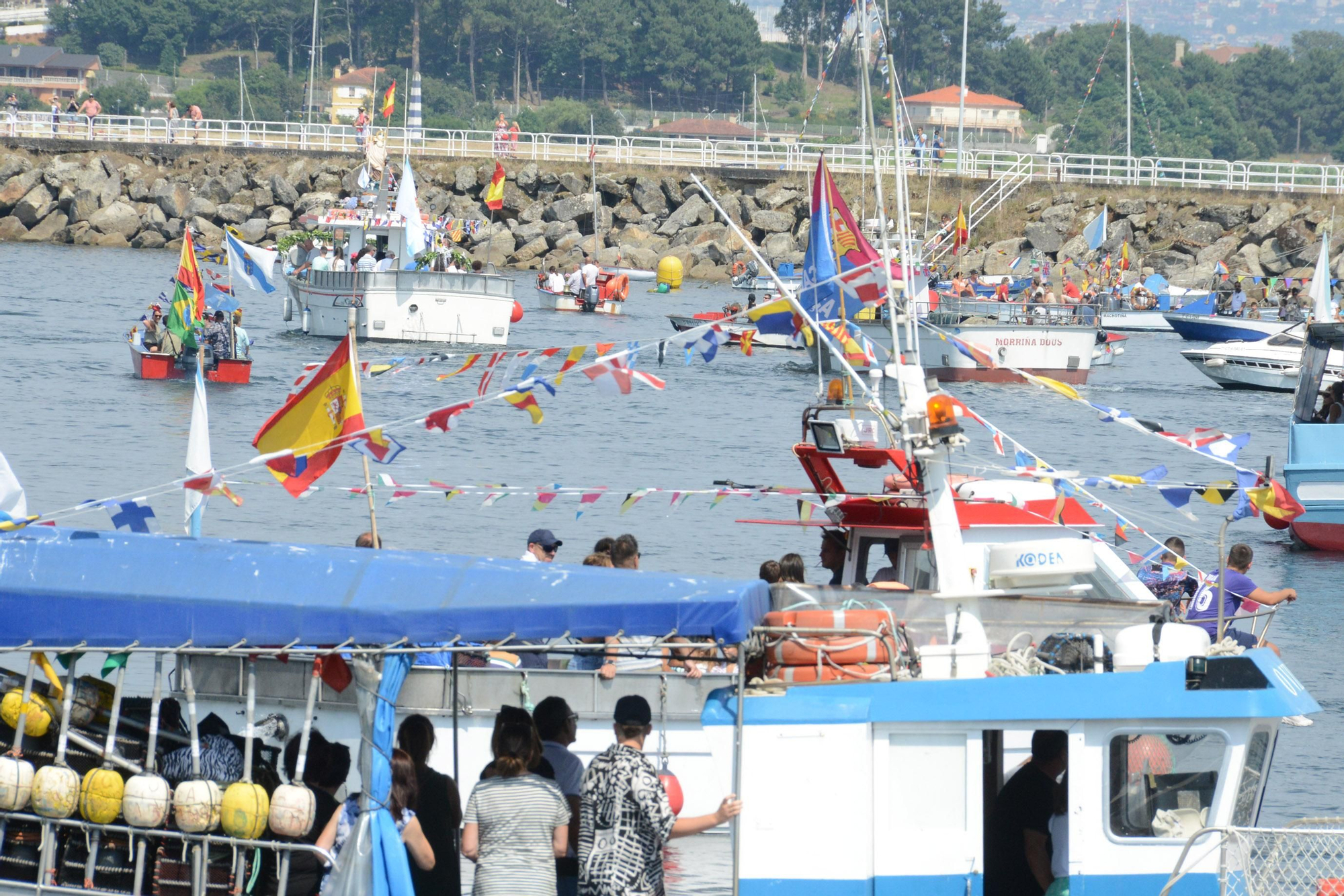 Las celebraciones de la Virgen de Carmen en Cangas