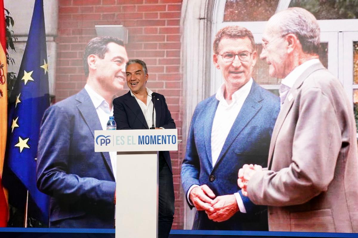El inicio de la campaña electoral del PP en Málaga de cara al 23J, en ...