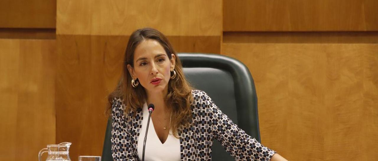 La concejala de Hacienda en el Ayuntamiento de Zaragoza, María Navarro.