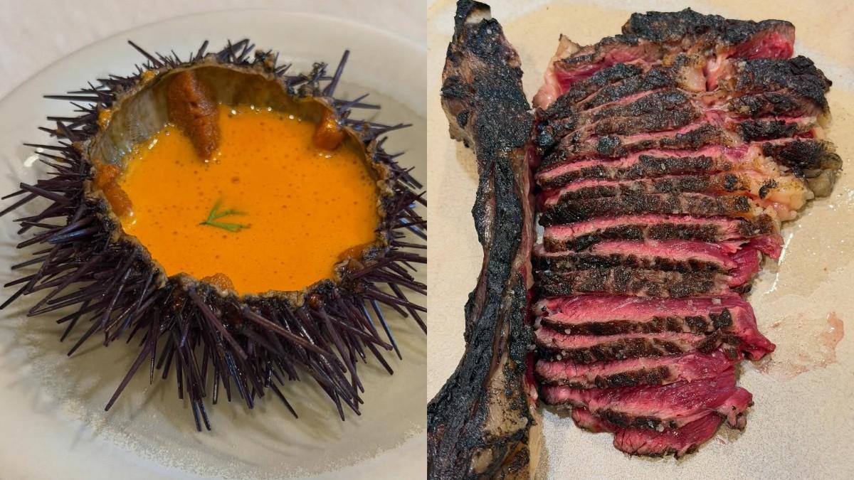 Platos típicos del Asador Etxebarri