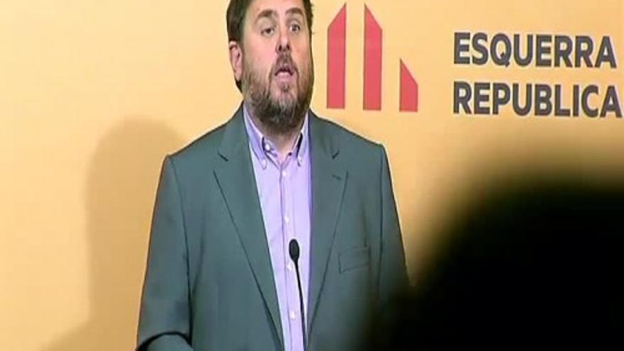 Junqueras: &quot;Las cosas buenas es mejor no hacerlas esperar&quot;