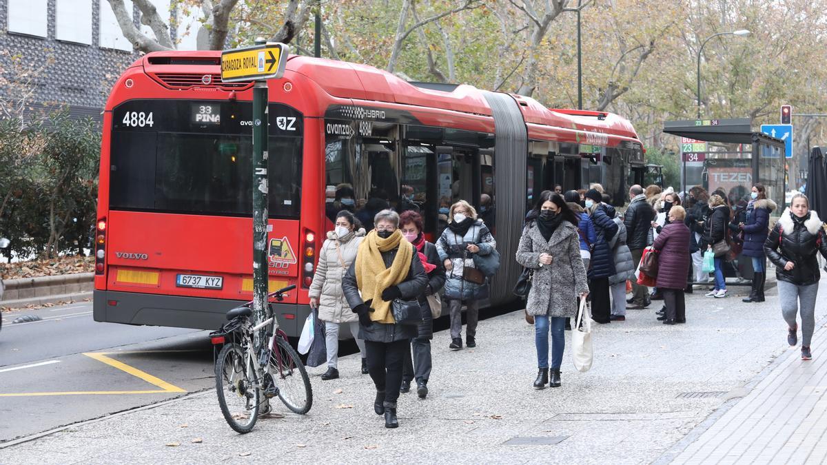 Autobús urbano en Zaragoza