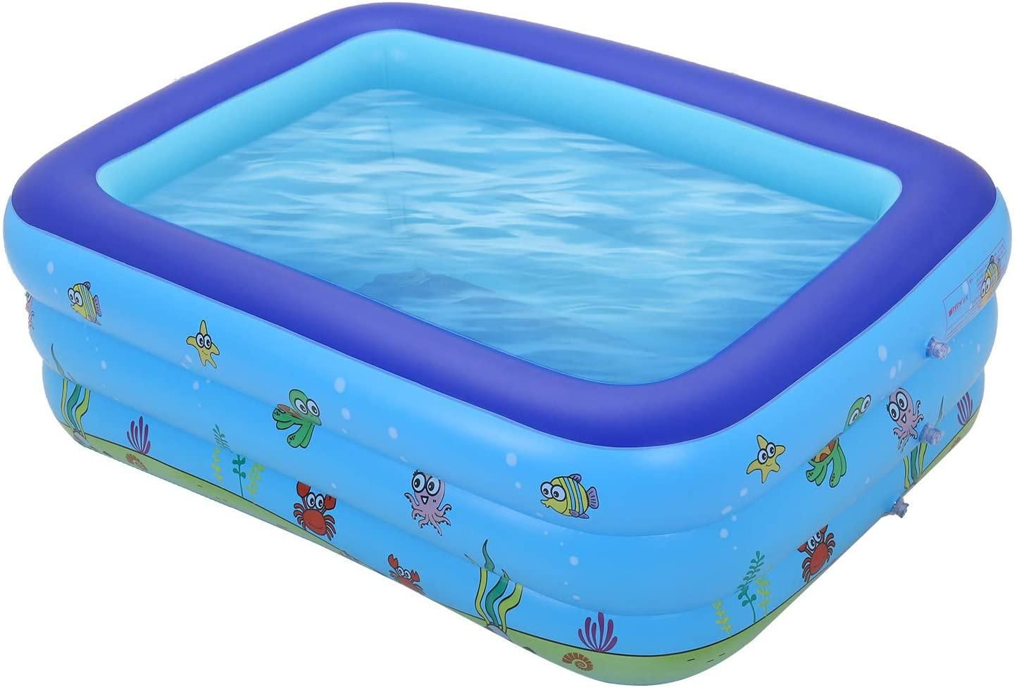 Piscina hinchable con dibujo de peces, de Satkago