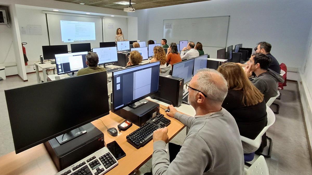 Uno de los cursos de formación digital para empleados públicos organizados por la Efiap