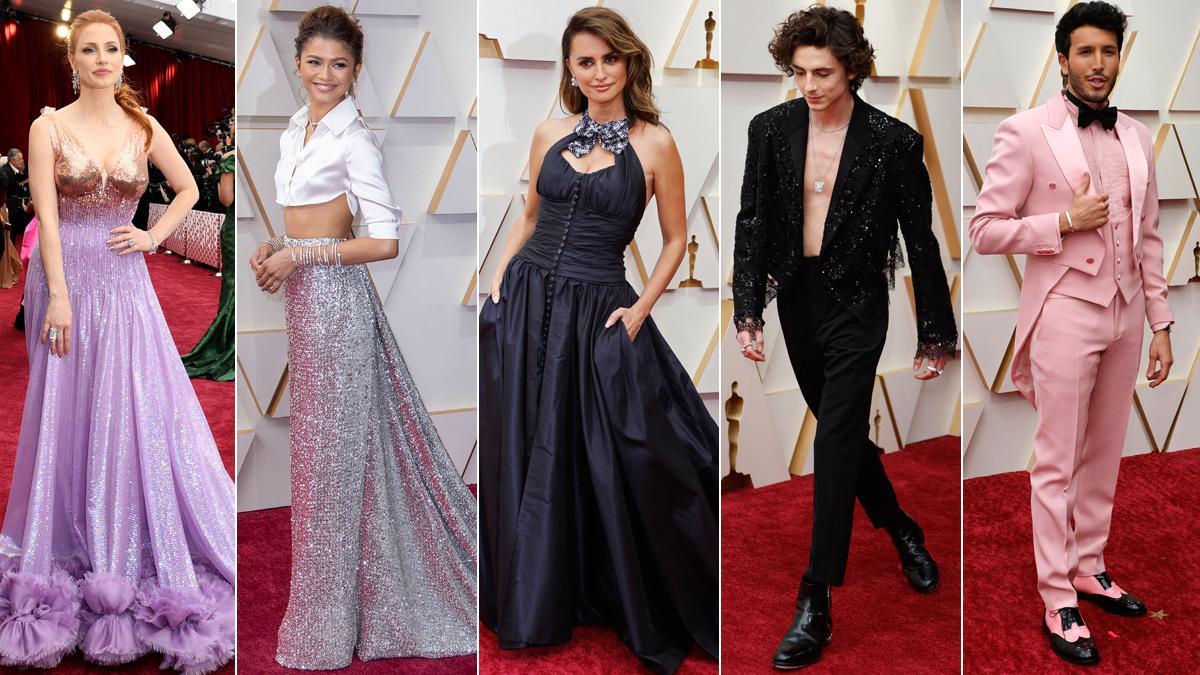 Jessica Chastain, Zendaya, Penélope Cruz, Timothee Chalamet y Sebastian Yatra.