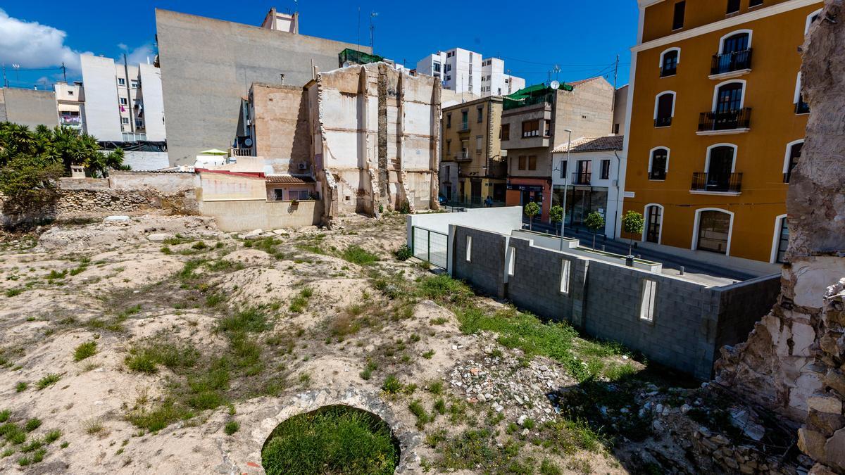 La parcela de las termas de La Vila Joiosa en una imagen de archivo.