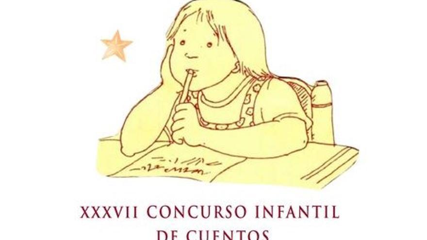 Cartel del concurso infantil de cuentos.