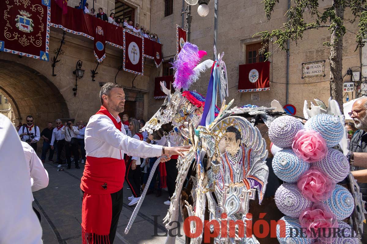 Recorrido Caballos del Vino día dos de mayo en Caravaca