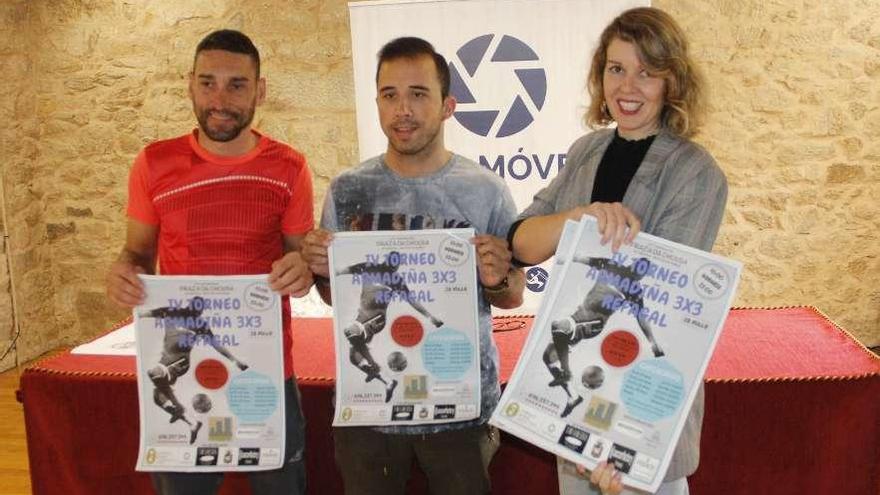 Presentación del torneo, ayer, en el Casal de Ferreirós. // Santos Álvarez