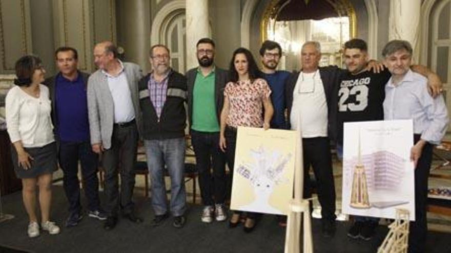 Marisa Falcó, Manolo Martín, Manuel Algarra, Julio Monterrubio,  Pere Fuset, Anna Ruiz, Giovanni Nardín, Manolo García padre e  hijo y Paco Pellicer.