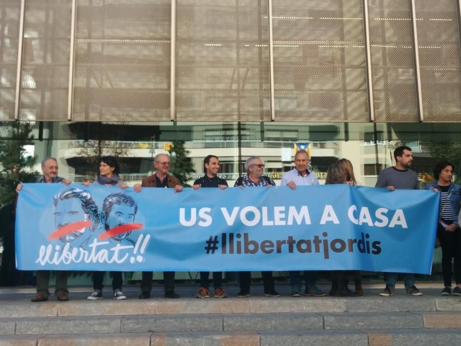 Protesta dels treballadors de la Generalitat a Girona