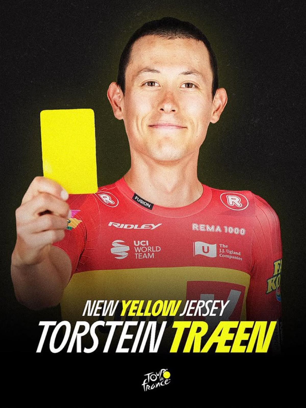 Torstein Traeen, líder del Tour.