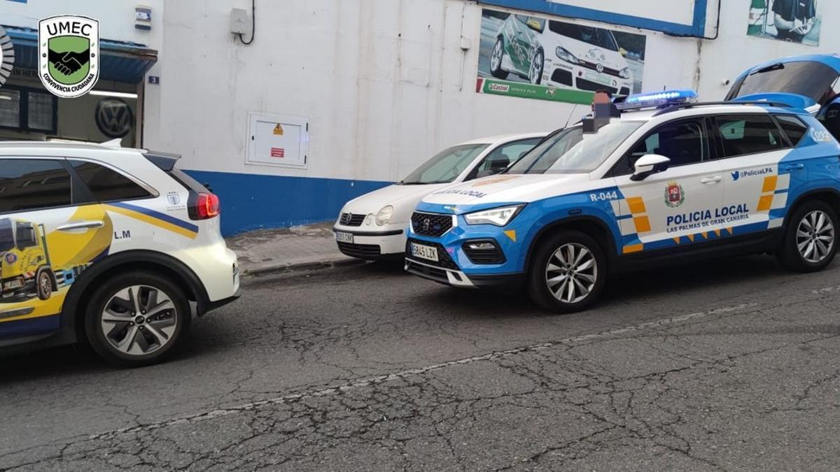 Detenido tras hacer un 'simpa' a un taxista en Las Palmas de Gran Canaria.