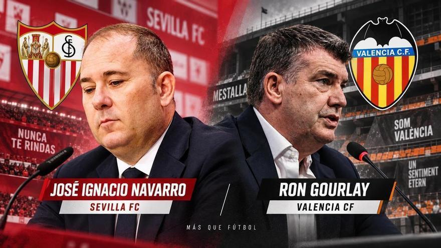Sevilla FC - Valencia CF: dos formas distintas de 'solucionar' un problema
