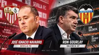 Sevilla FC - Valencia CF: dos formas distintas de 'solucionar' un problema