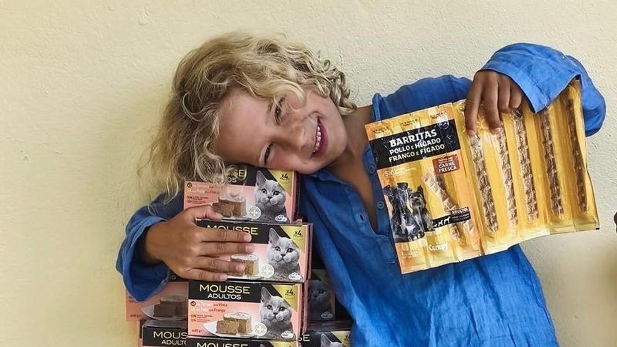 Rio, el niño de Ibiza que renuncia a sus regalos de cumpleaños para ayudar a los animales.